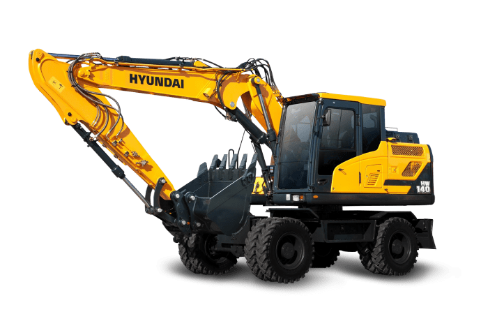 Колёсный экскаватор