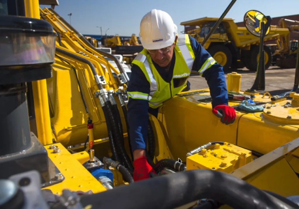Ремонт колёсных экскаваторов